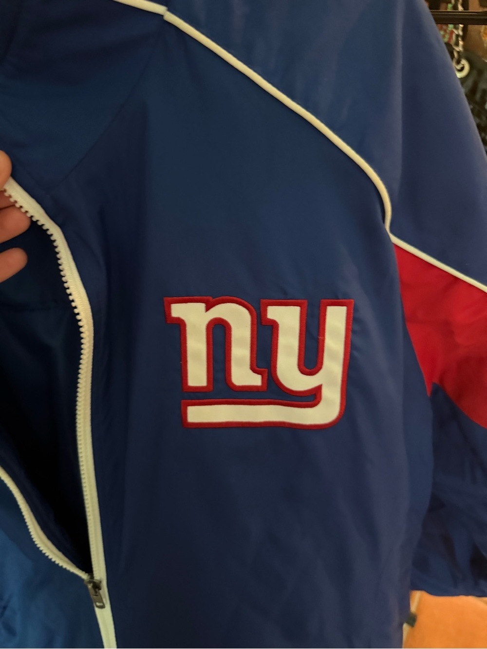 New York Giants Reebok Puffer Jacket - Picture 3 of 6